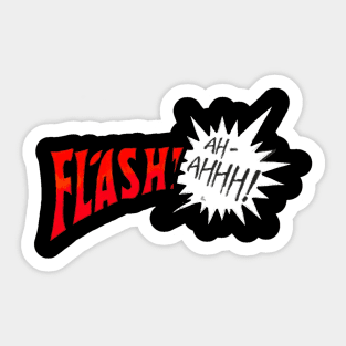 Flash Ah-Ahhh Logo Sticker